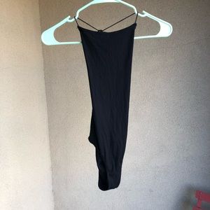 Brandy Melville Criss Cross Back Bodysuit